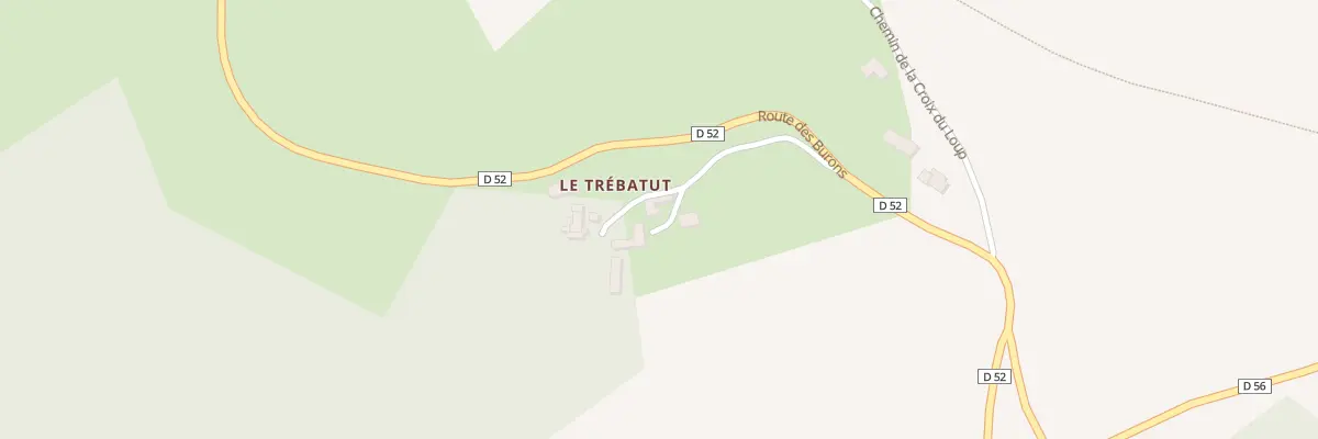 Plan du 5023 Le Trebatut aux Salces