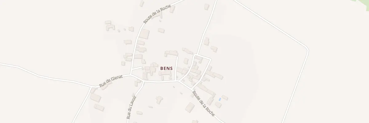 Plan du 9002 Rue des Vioux - Bens à Chaptuzat