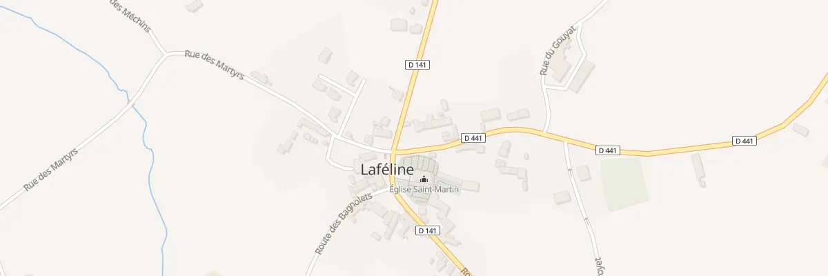 Plan du 5090 Le Bourg à Laféline