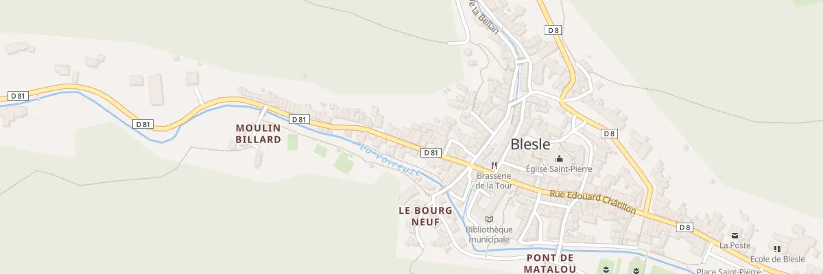 Plan du 5140 Rue de la Bonale à Blesle