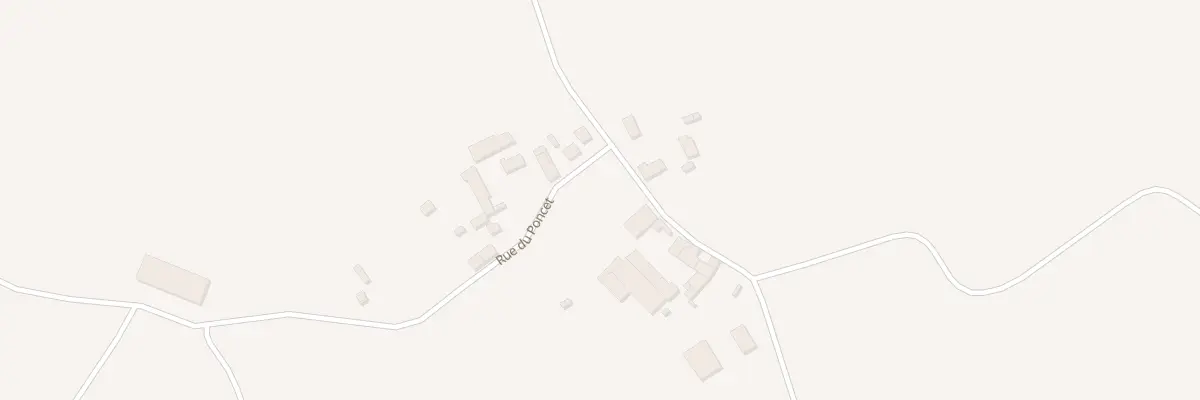 Plan du 3 Rue du Poncet à Doue