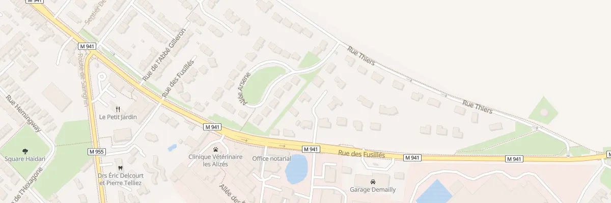 Plan du 351 Rue des Fusillés à Villeneuve-d’Ascq