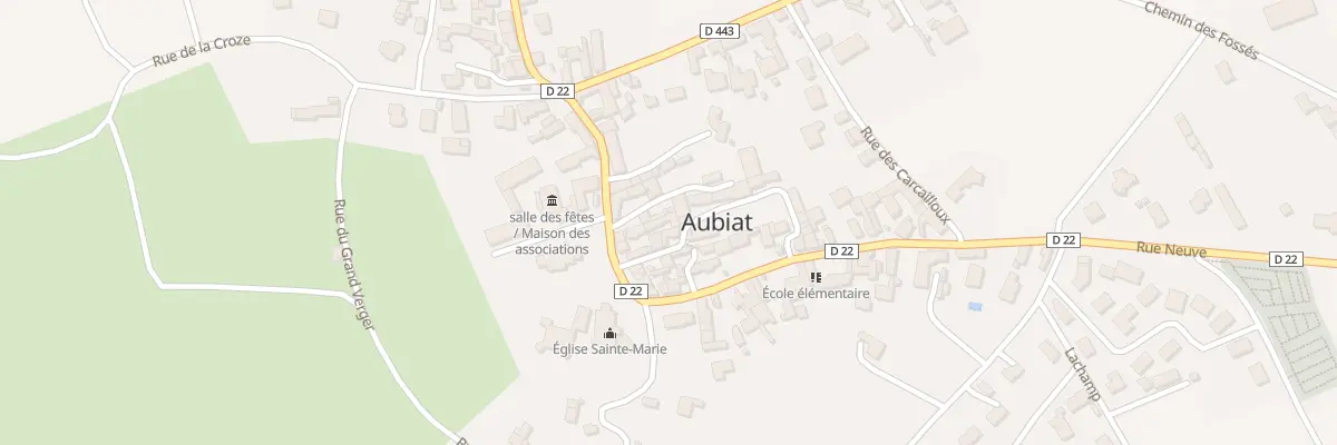 Plan du 8 Pl de l’Eglise à Aubiat