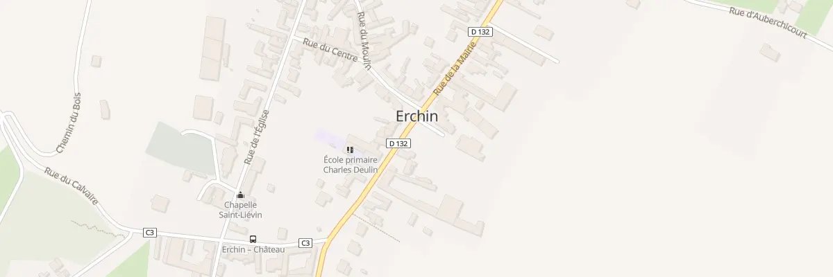 Plan du 28 Rue de la Mairie à Erchin