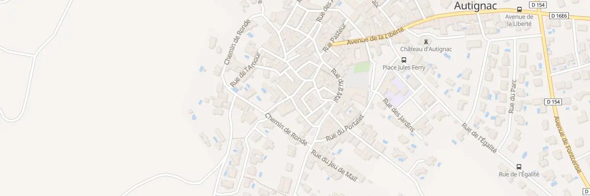 Plan du 1 Rue du Onze Novembre à Autignac