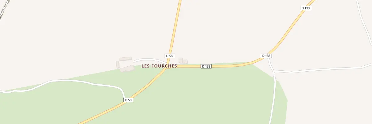 Plan du 5106 Locaterie des Fourches à Agonges