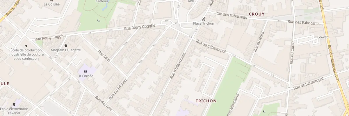 Plan du 18 Rue D’Inkermann à Roubaix