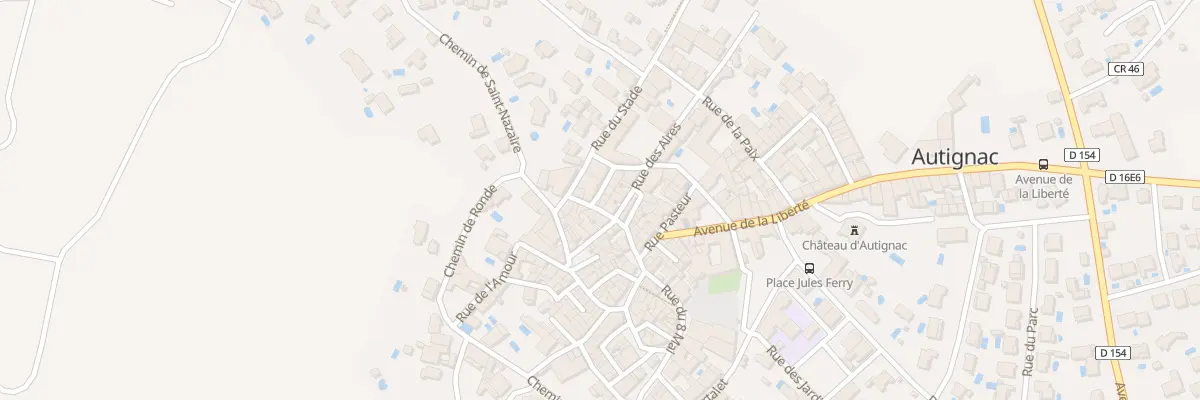 Plan du 10B Rue de la Fontaine à Autignac