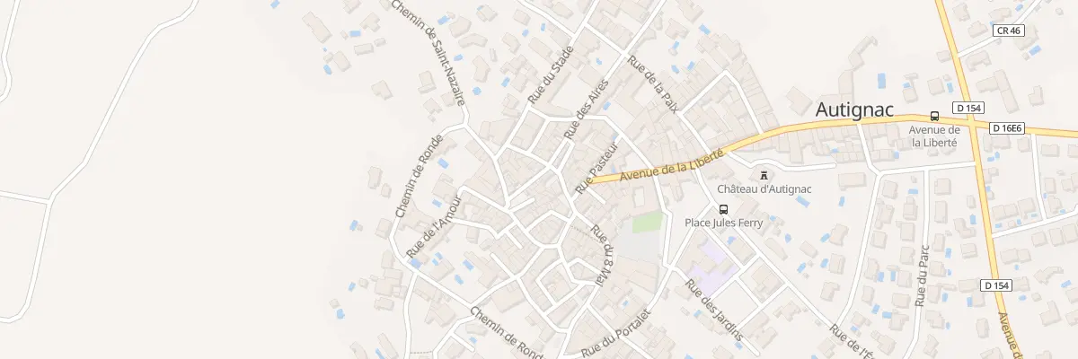 Plan du 4 Rue Jean Moulin à Autignac