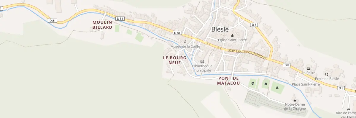 Plan du 5206 Vc Le Bourg Neuf à Blesle