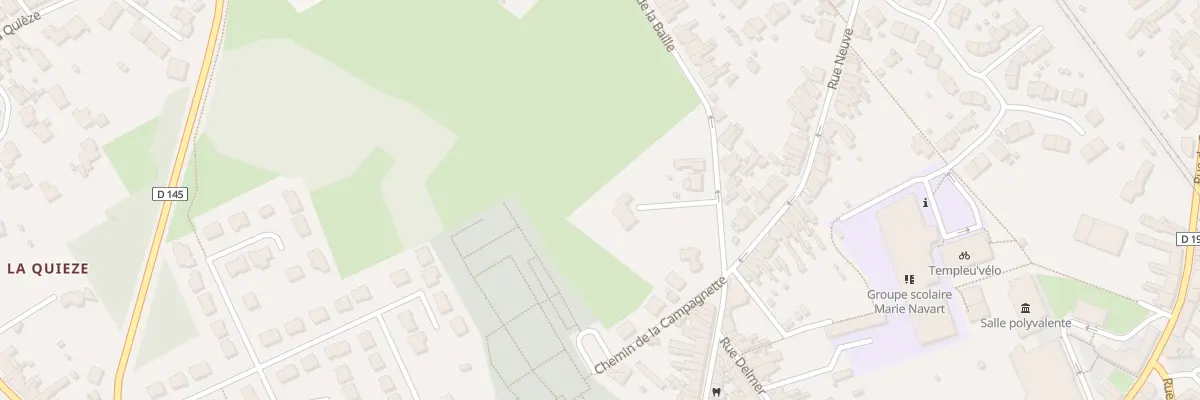 Plan du 1 Rue de la Baille à Templeuve-en-Pévèle
