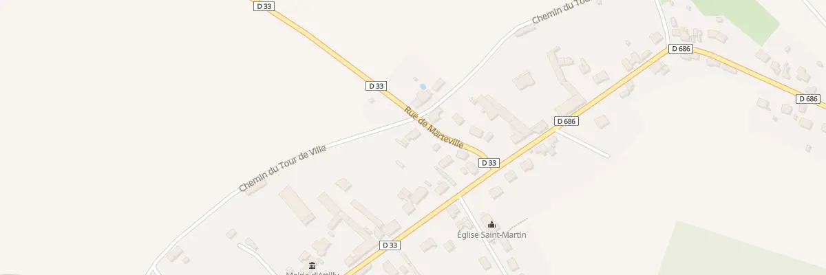 Plan du 5 Rue de Marteville à Attilly