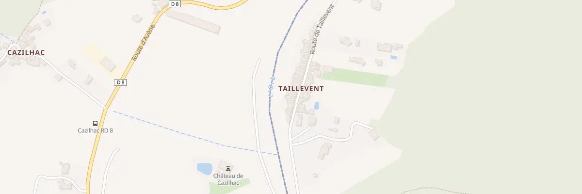 Plan du 5281 Hameau de Taillevent à Lunas-les-Châteaux