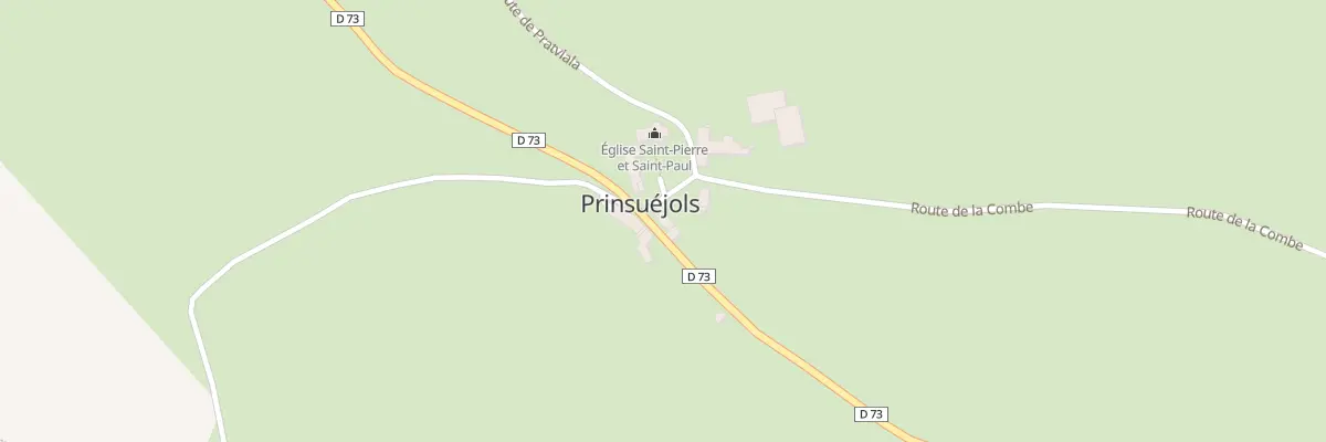 Plan du 5151 Prinsuejols à Prinsuéjols-Malbouzon