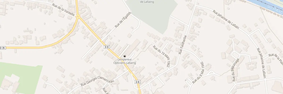 Plan du 15 Rue du Dix Neuf Mars 1962 à Lallaing