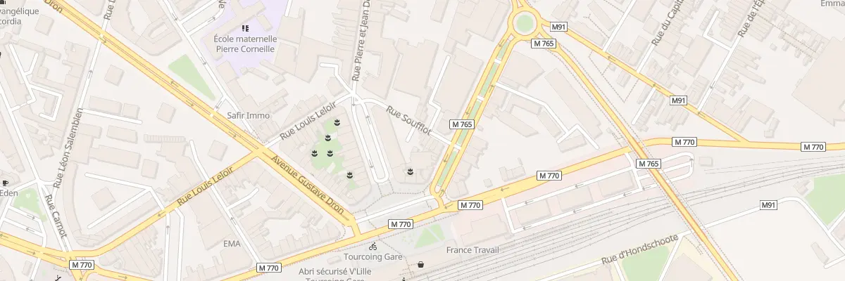 Plan du 22 Rue Soufflot à Tourcoing
