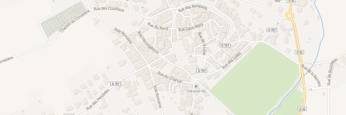 Plan du 7 Rue du Général d’Orcet à Orcet
