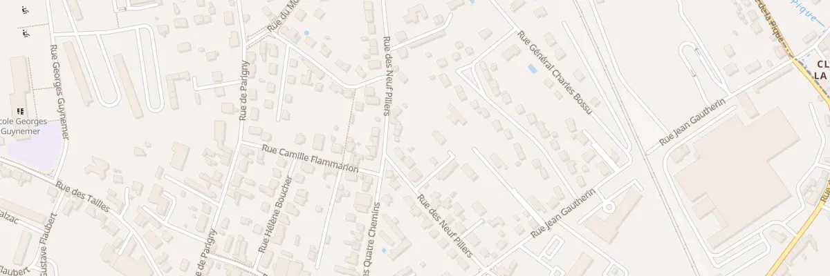 Plan du 14 Rue des 9 Piliers à Nevers