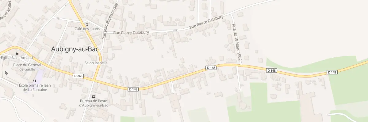 Plan du 7 Rue Francois Ponthieu à Aubigny-au-Bac