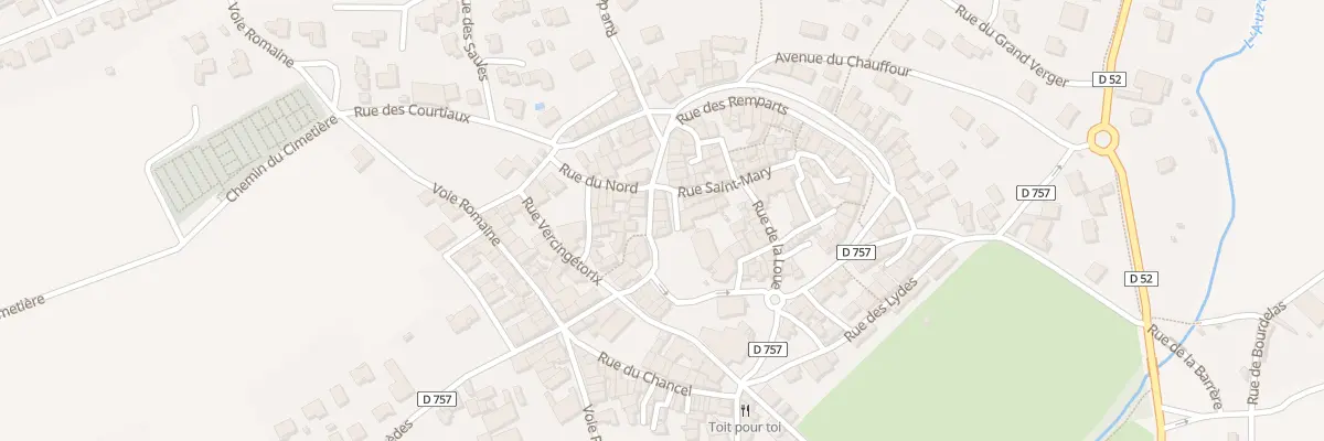 Plan du 8 Rue du Général d’Orcet à Orcet