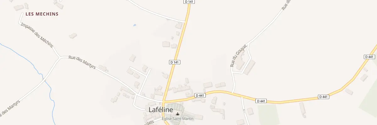 Plan du 5 Rte de Vieillefond à Laféline