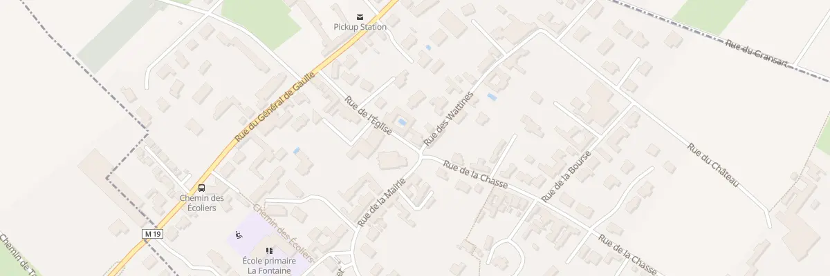 Plan du 6 Rue de l’Église à Péronne-en-Mélantois