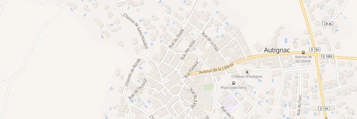 Plan du 1 Rue des Aires à Autignac