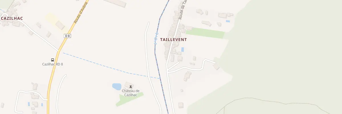 Plan du 5998 Taillevent à Lunas-les-Châteaux