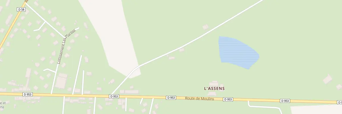 Plan du 5222 L’Assens à Saint-Menoux