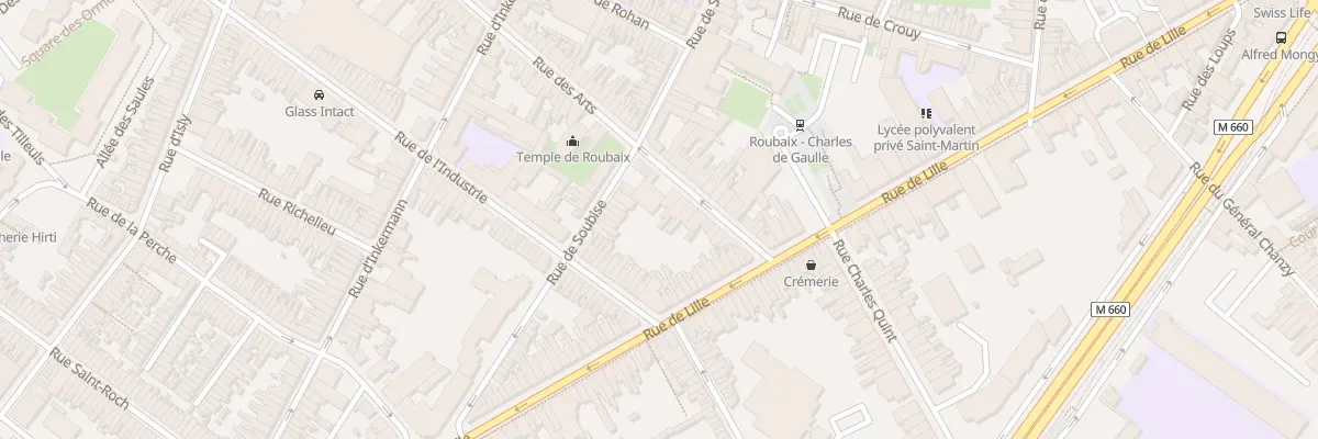 Plan du 17 Rue des Arts à Roubaix