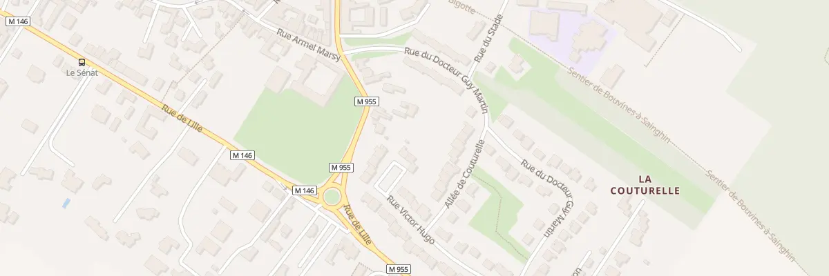 Plan du 104 Rue du Mal Leclerc à Sainghin-en-Mélantois