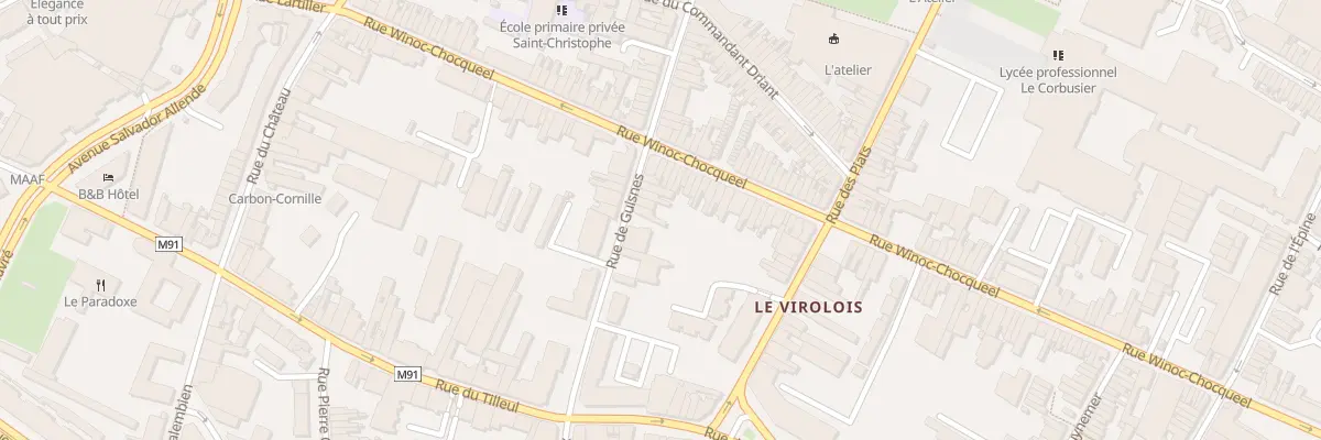 Plan du 36 Rue de Guisnes à Tourcoing