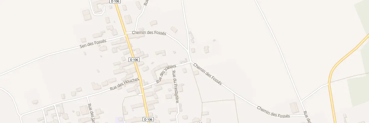 Plan du 5 Rue des Vallées à Sognolles-en-Montois