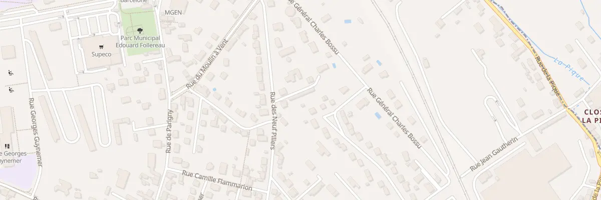 Plan du 24 Rue des 9 Piliers à Nevers