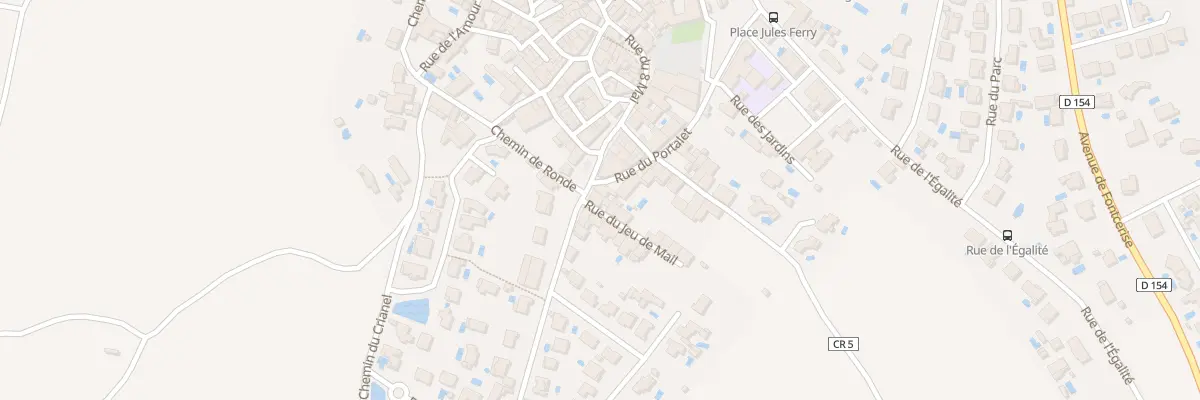Plan du 1 Rue du Jeu de Mail à Autignac