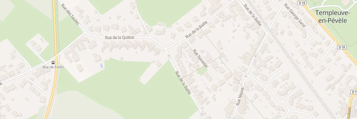 Plan du 38 Rue de la Baille à Templeuve-en-Pévèle