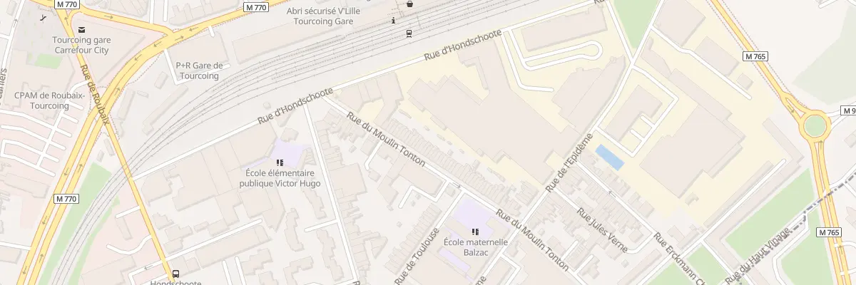 Plan du 51 Rue du Moulin Tonton à Tourcoing