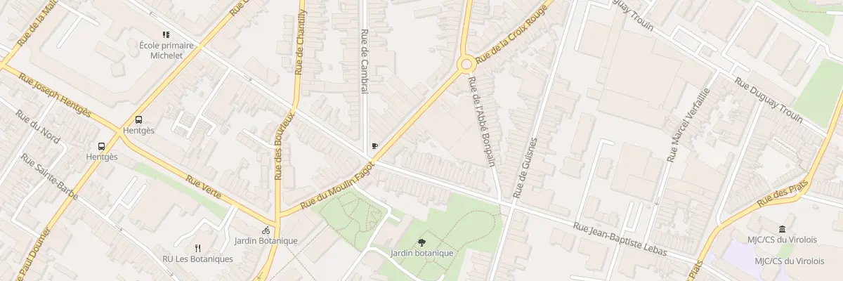 Plan du 94 Rue du Moulin Fagot à Tourcoing