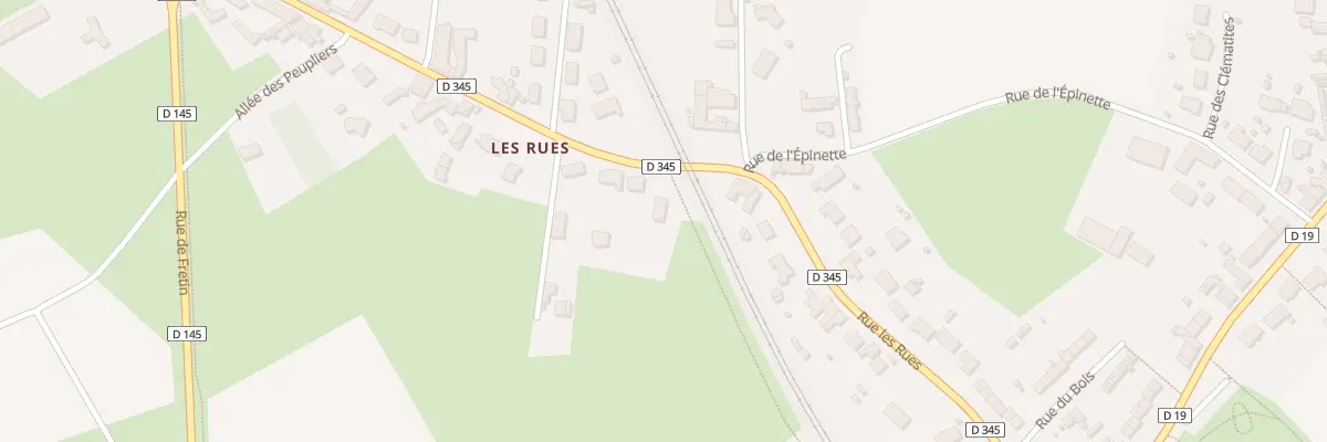 Plan du 21 Rue les Rues à Templeuve-en-Pévèle