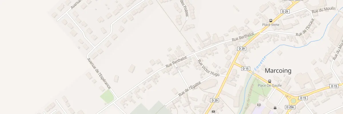 Plan du 32 Rue Berthelot à Marcoing