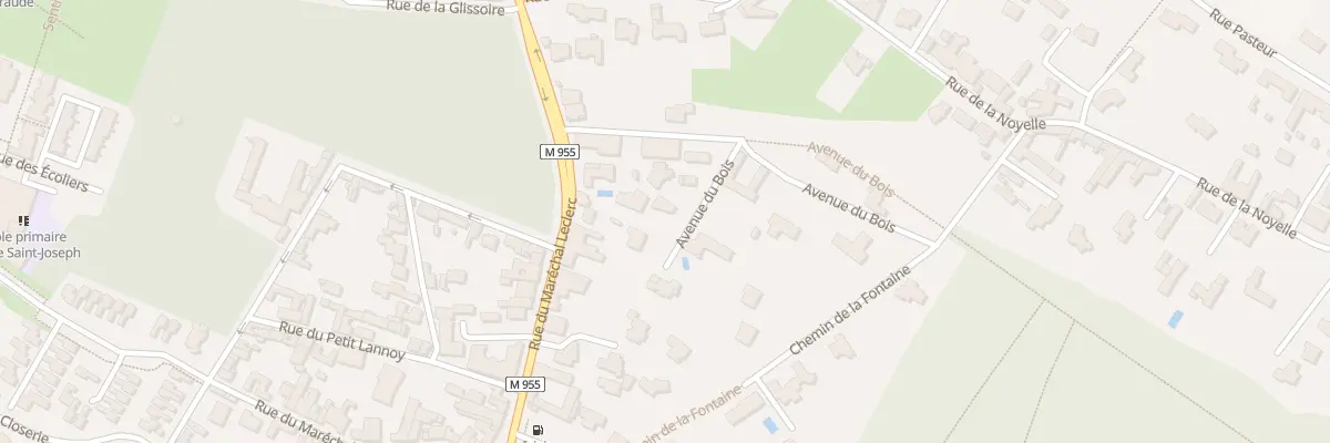 Plan du 96B Av du Bois à Sainghin-en-Mélantois