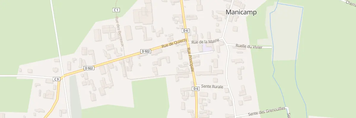 Plan du 28 Rue Principale à Manicamp