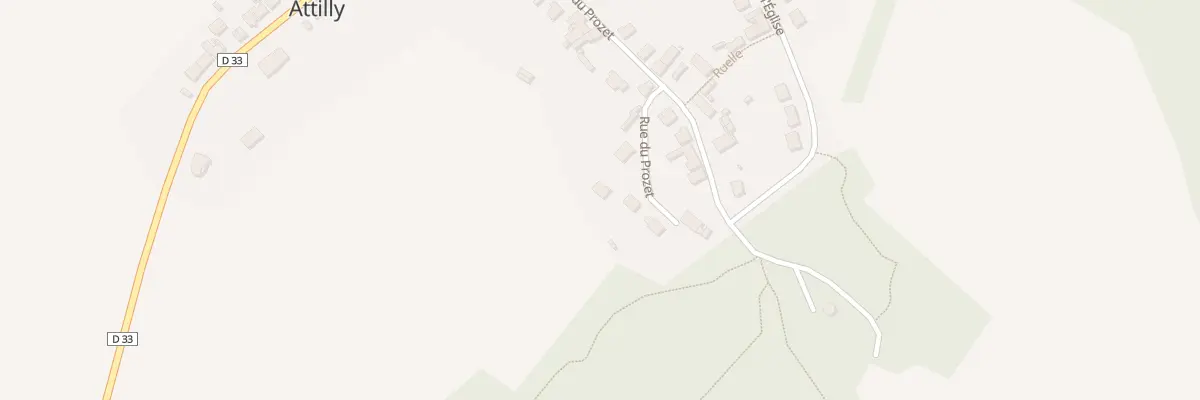 Plan du 24C Rue du Prozet à Attilly
