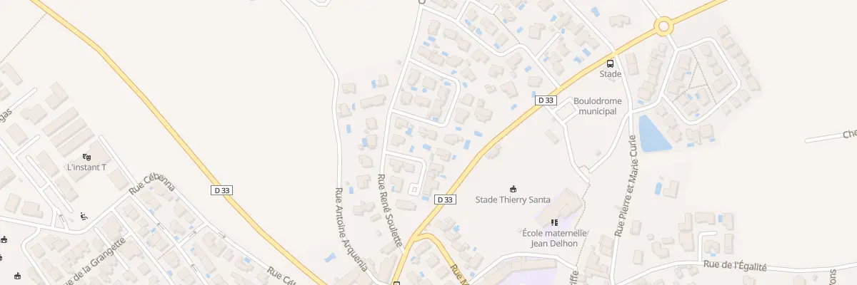 Plan du 4 Rue Descartes à Thézan-lès-Béziers