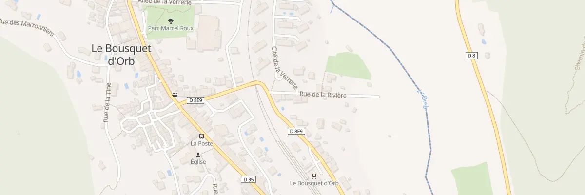 Plan du 6 Rue de la Rivière au Bousquet-d’Orb