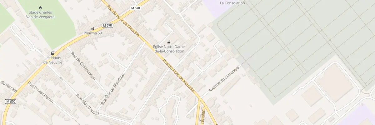 Plan du 12 Rue de l’Ermitage à Tourcoing