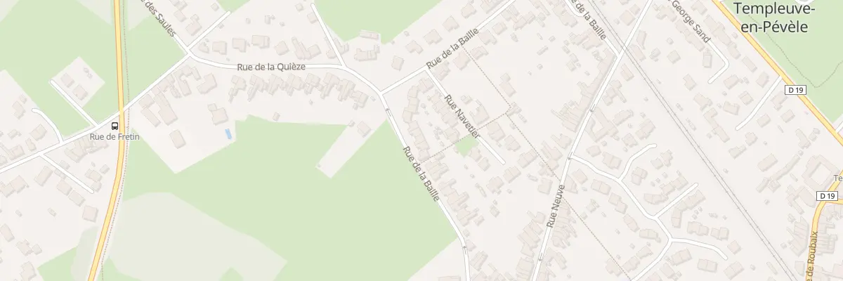 Plan du 32 Rue de la Baille à Templeuve-en-Pévèle