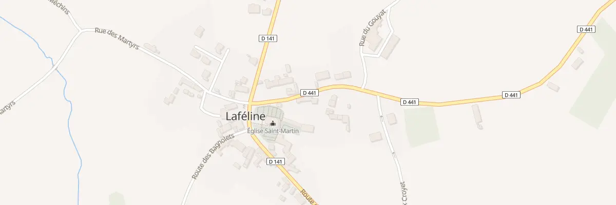 Plan du 5104 Le Bourg à Laféline