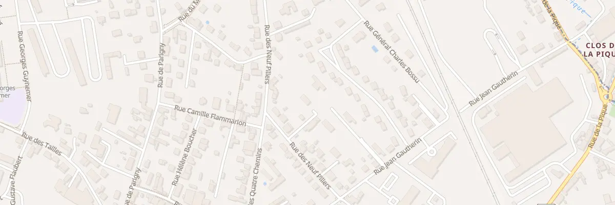 Plan du 10Q Rue des 9 Piliers à Nevers