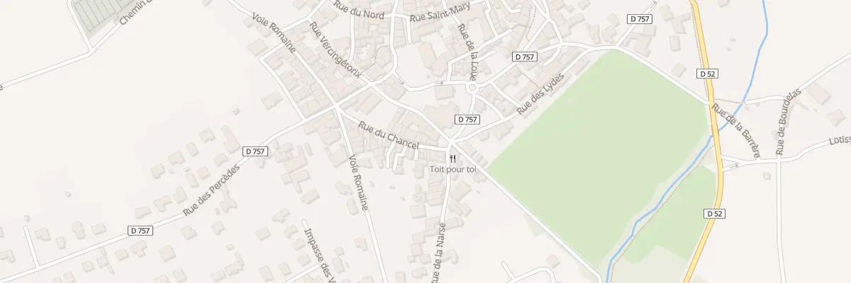 Plan du 2B Rue du Chancel à Orcet